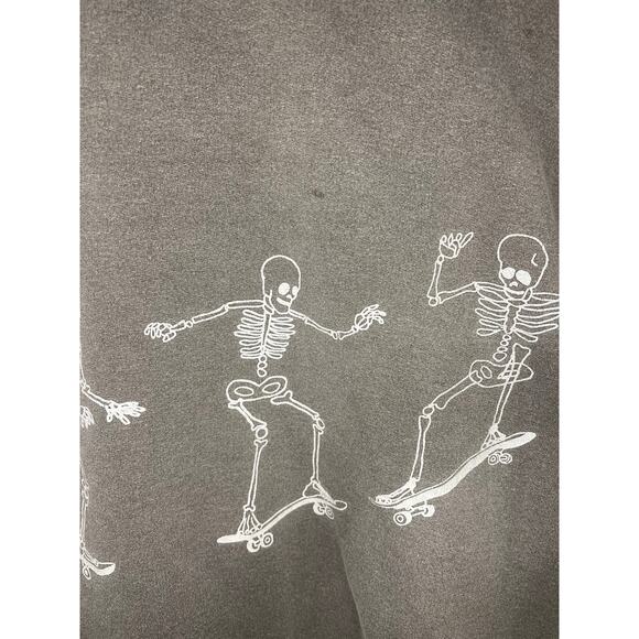 Project Social T x Urban Outfitters Skateboarding Skeletons Crewneck sz. SM/MED - Picture 4 of 6